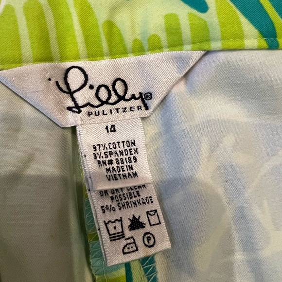 RARE Lilly Pulitzer NWT Amelia pants size 14. White label. - Picture 5 of 9